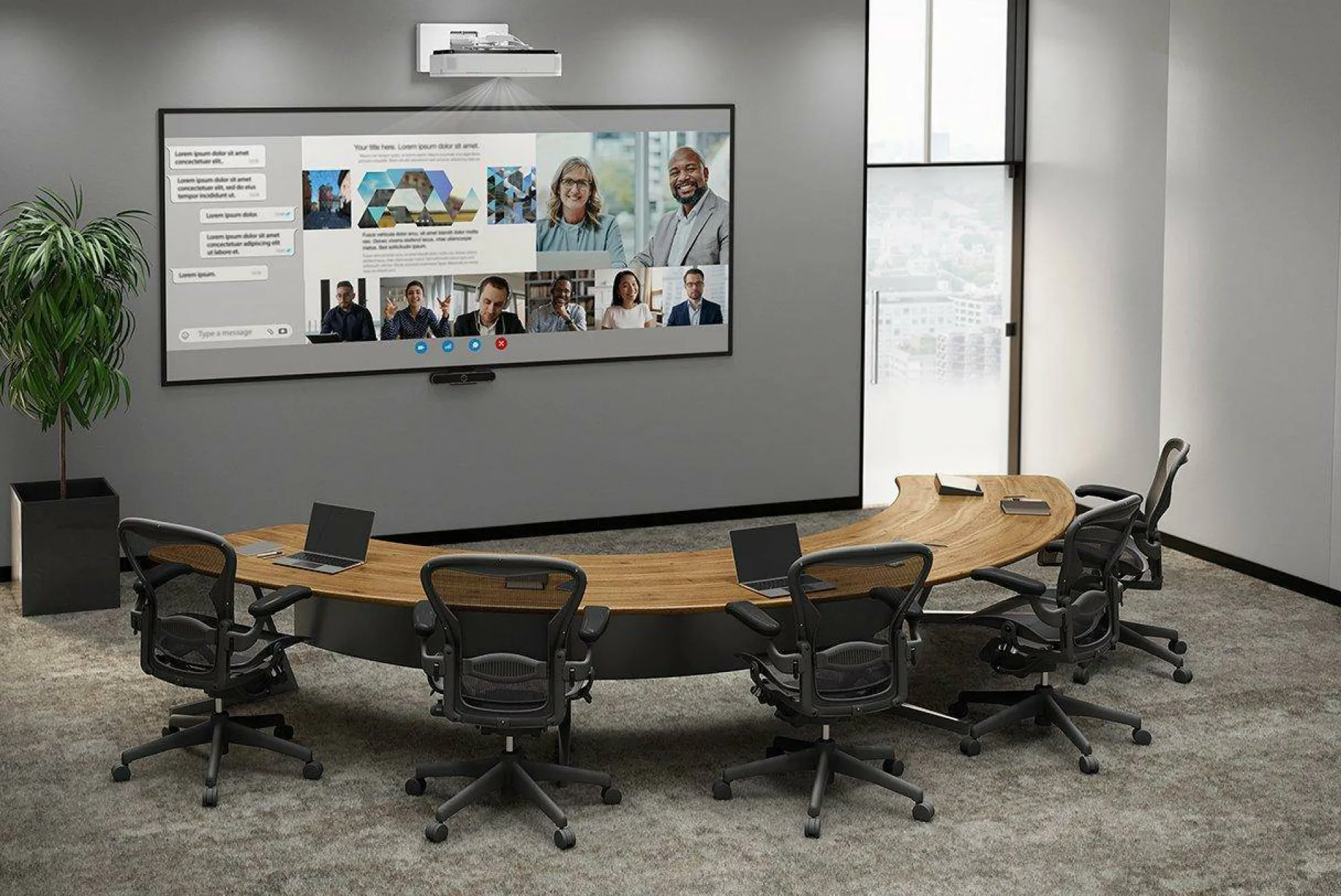 EB-810E Super-ultra-short-throw projector