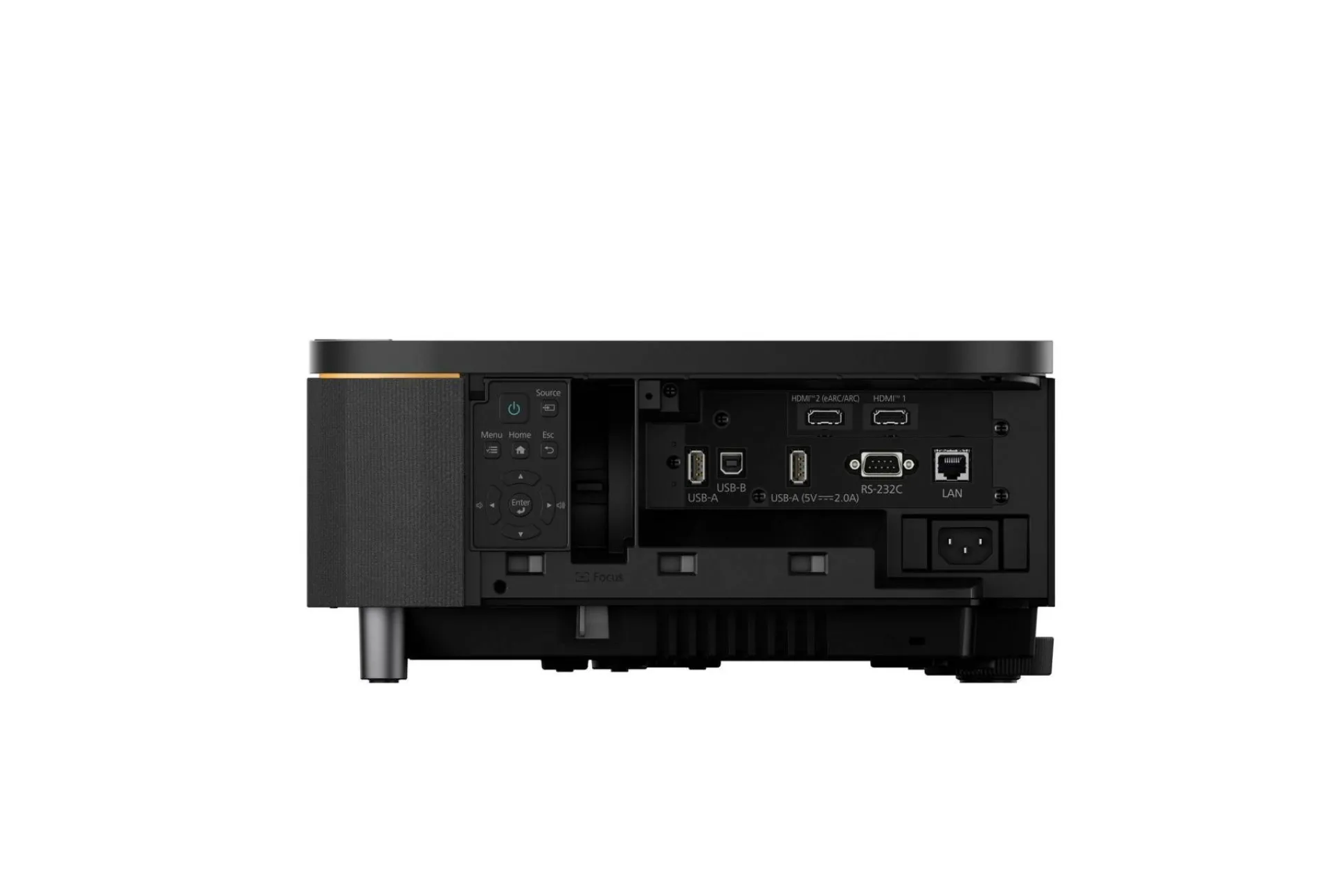 EH-QS100B : Projecteur 4K PRO-UHD ultracourte focale avec 4500 lumens de luminosité et commandes IP pour une expérience de divertissement immersive.