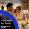 Epson EH-LS6000, vidéoprojecteur laser 4K Home Cinéma abordable, traitement d’image IA, compatible Matter, 3 400 lumens, image jusqu’à 500 pouces, garantie 5 ans