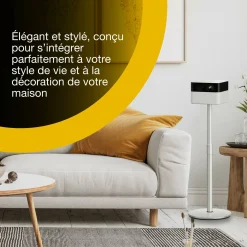 Epson Lifestudio Flex EF-71, Projecteur Smart TV HD intégrale 1080p, portable, 700 lumens, Sound by Bose, Google TV, écran de 150 pouces