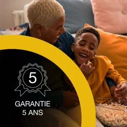 Epson Lifestudio Flex EF-71, Projecteur Smart TV HD intégrale 1080p, portable, 700 lumens, Sound by Bose, Google TV, écran de 150 pouces