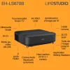 Epson Lifestudio Grand EH-LS670B, Projecteur laser intelligent à ultracourte focale, 4K PRO-UHD, 3 600 lumens, Sound by Bose, Google TV, écran de 120 pouces, garantie de 5 ans