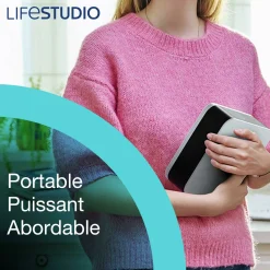 Epson Lifestudio Pop EF-61G, Projecteur Smart TV HD intégrale 1080p, portable, 700 lumens, Sound by Bose, Google TV, écran de 150 pouces