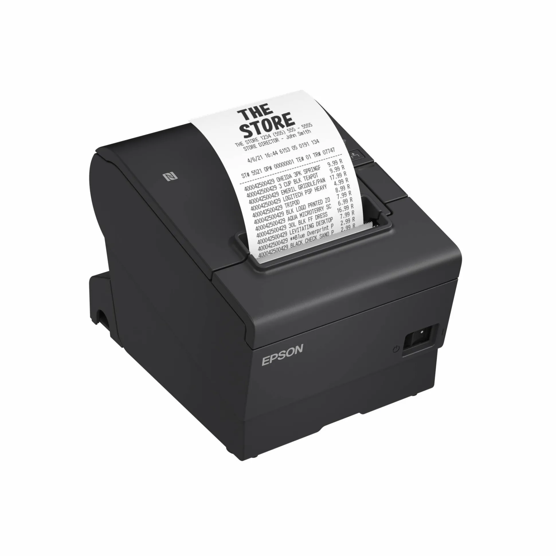 Epson TM-T88VII (112): USB, Eth, Serial, PS, Buzz, Black
