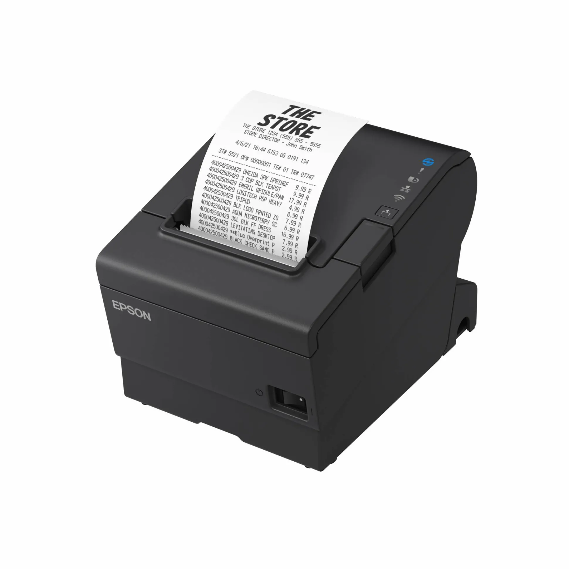 Epson TM-T88VII (112): USB, Eth, Serial, PS, Buzz, Black