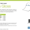 High Gloss Label, Continuous Roll, 102mm x 60m