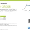 High Gloss Label, Continuous Roll, 76mm x 33m