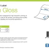 High Gloss Label, Die-Cut Roll, 102mm x 76mm, 415 Labels