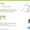 High Gloss Label, Die-Cut Roll, 210mm x 297mm, 194 Labels