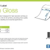 High Gloss Label, Die-Cut Roll, 102mm x 152mm, 210 Labels