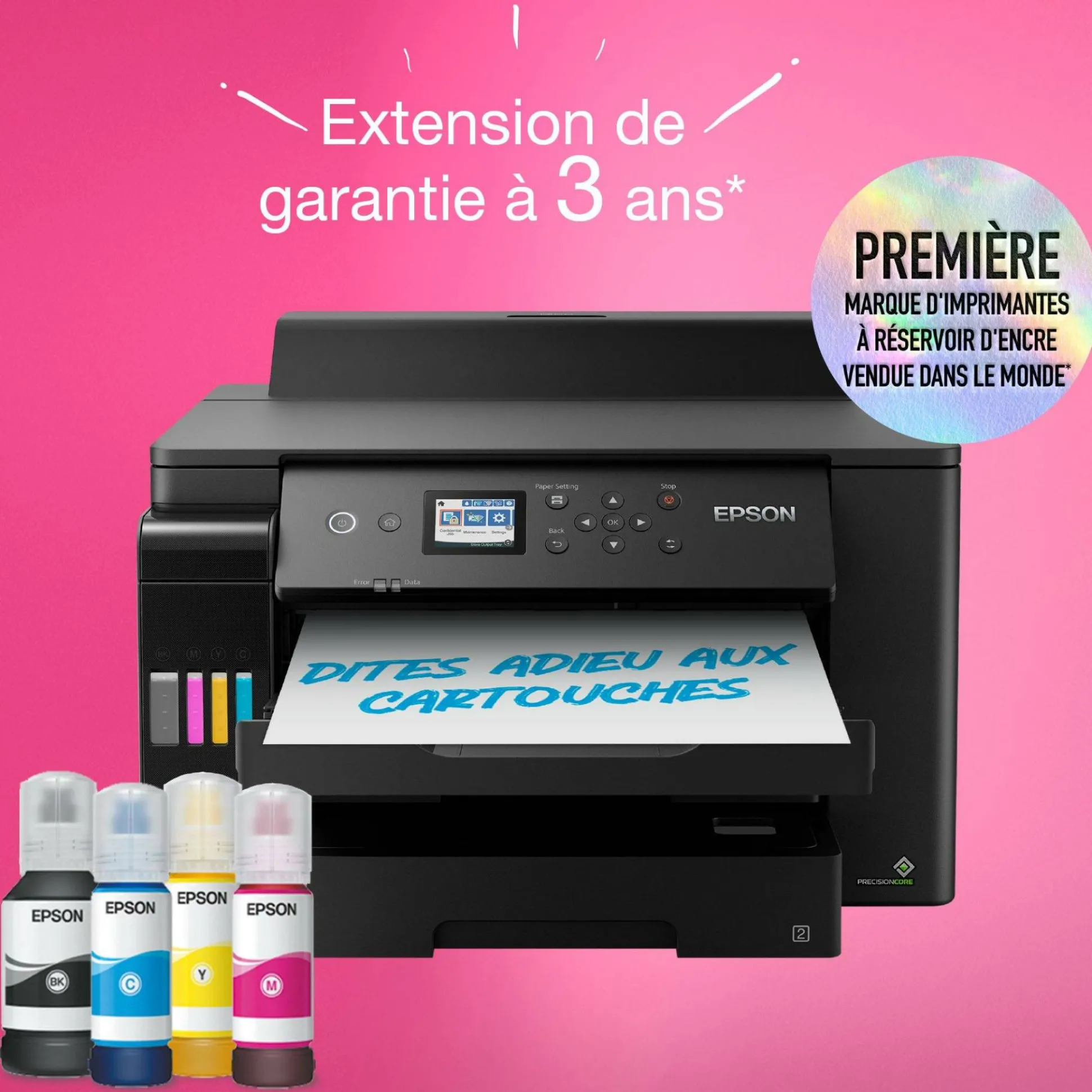 Imprimante A3+ EcoTank ET-16150 avec réservoirs d’encre et Wi-Fi