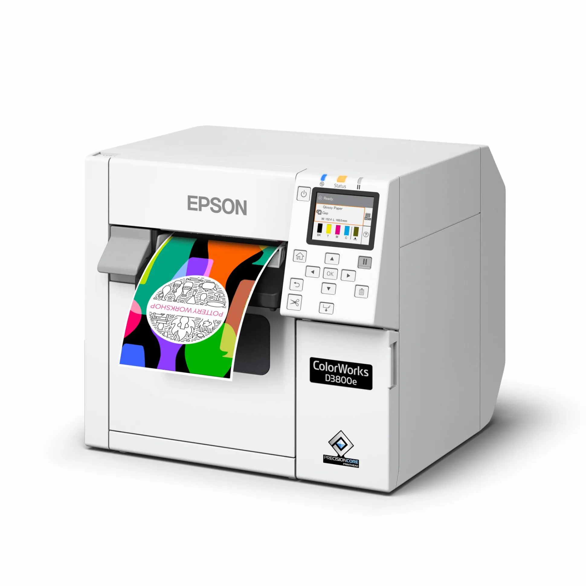 Imprimante d’étiquettes à encre à base de colorants ColorWorks D3800e