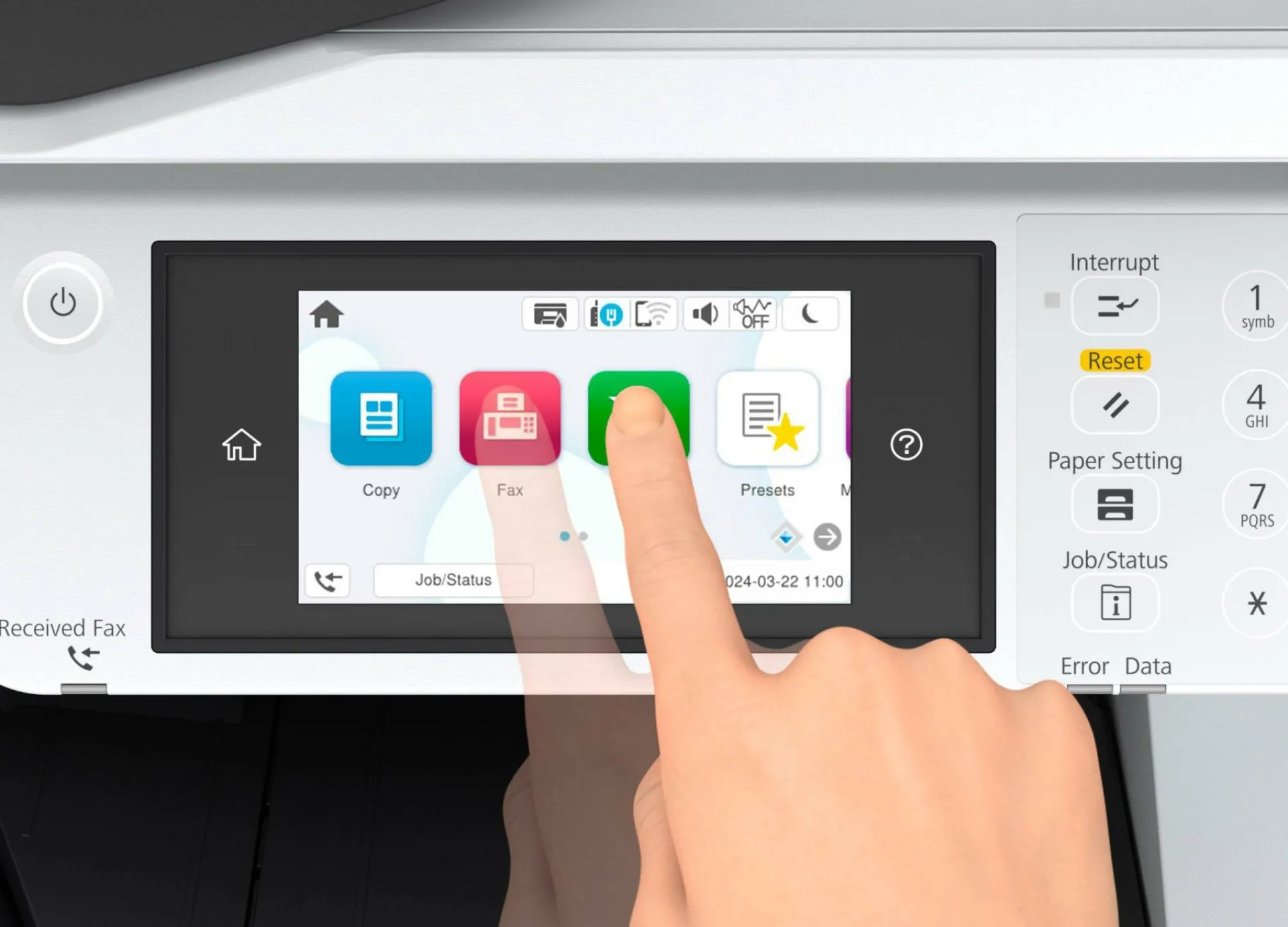 Imprimante jet d’encre professionnel couleur A3+ WorkForce Pro EM-C7100DWF