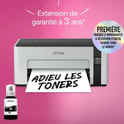 Imprimante monochrome A4 EcoTank ET-M1120 avec réservoir d’encre et Wi-Fi