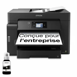 Imprimante multifonction A3 EcoTank monochrome ET-M16600 avec Wi-Fi, réservoir d’encre, scanner et copie
