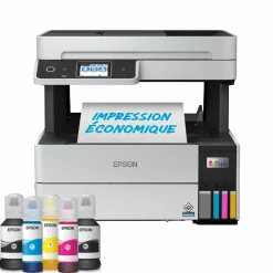Imprimante multifonction A4 EcoTank ET-5170 avec Wi-Fi, réservoirs d’encre et fax