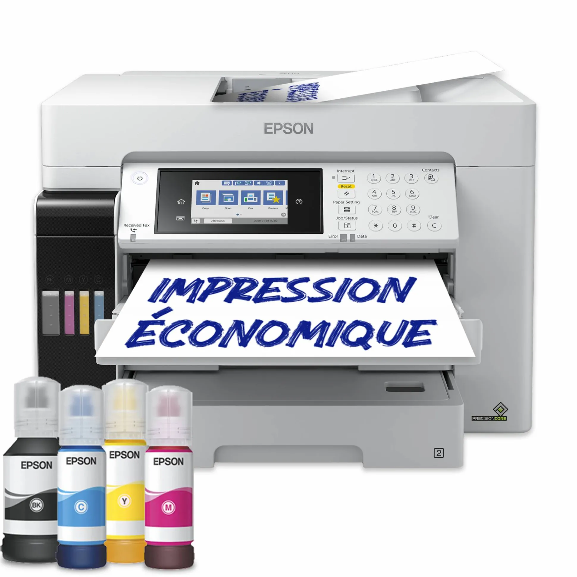Imprimante multifonction A3 EcoTank ET-16680 avec Wi-Fi, réservoirs d’encre, scanner, copie et fax