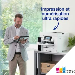 Imprimante multifonction A4 EcoTank ET-5880 avec Wi-Fi, réservoirs d’encre, scanner, copie et fax