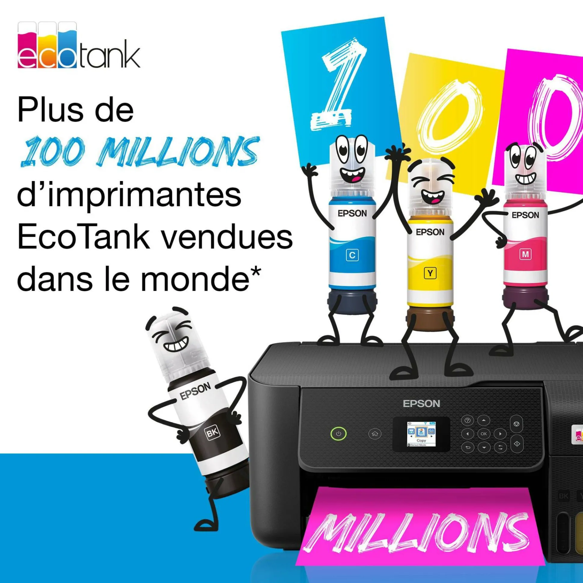 Imprimante multifonction A3+ Wi-Fi EcoTank ET-15000 équipée de réservoirs d’encre, avec jusqu’à 3 ans d’encre inclus