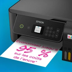 Imprimante multifonction A4 Wi-Fi EcoTank ET-2870 équipée de réservoirs d’encre, avec jusqu’à 3 ans d’encre inclus
