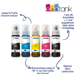 Imprimante multifonction A4 Wi-Fi EcoTank L5590 équipée de réservoirs d’encre, avec jusqu’à 3 ans d’encre inclus