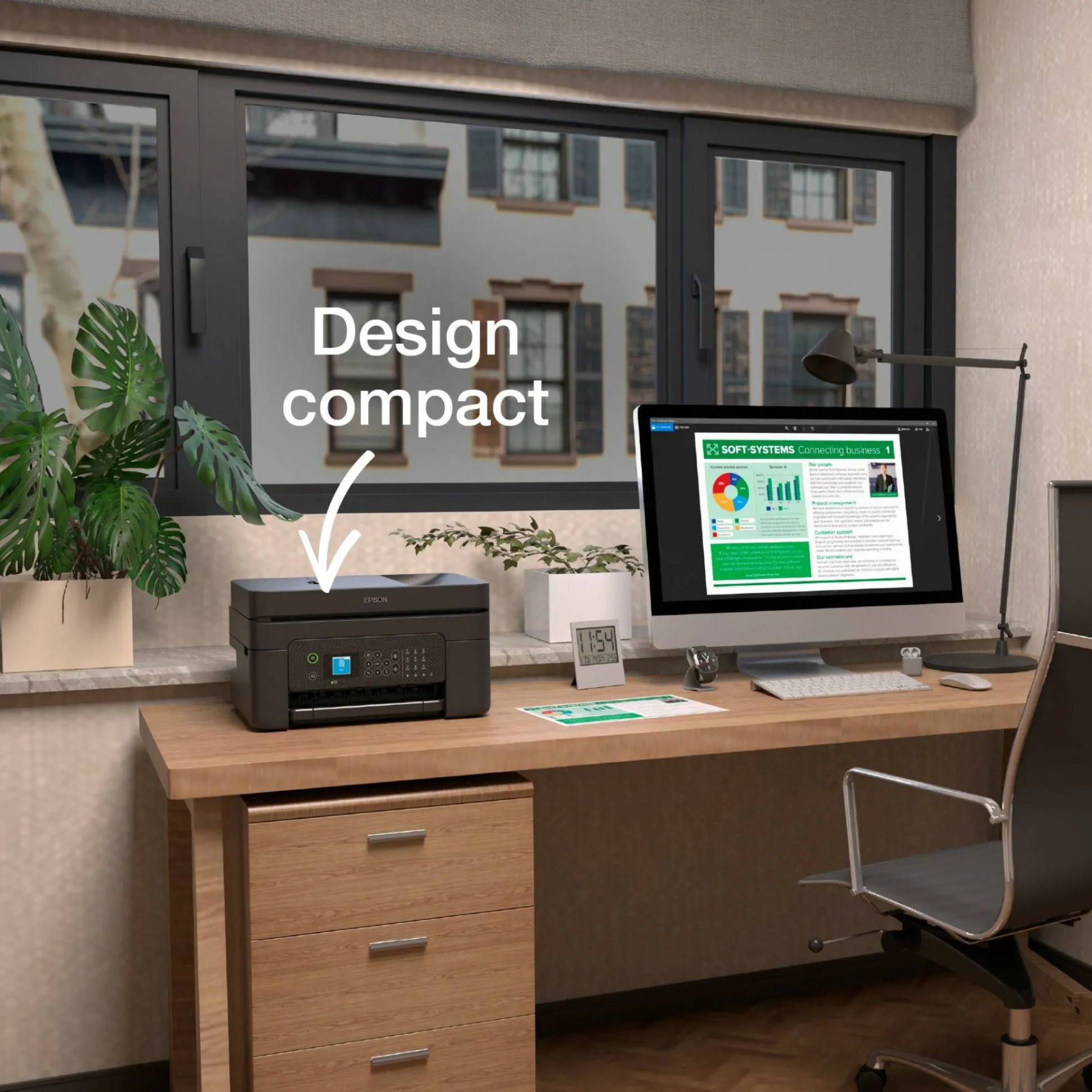 Imprimante multifonction Jet d’Encre A4 WorkForce WF-2935DWF et 6 mois d’encre offerts* avec l’abonnement ReadyPrint