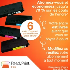 Imprimante multifonction Jet d’Encre A3 WorkForce WF-7830DTWF et 3 mois d’approvisionnement en encre offerts avec l’abonnement ReadyPrint*