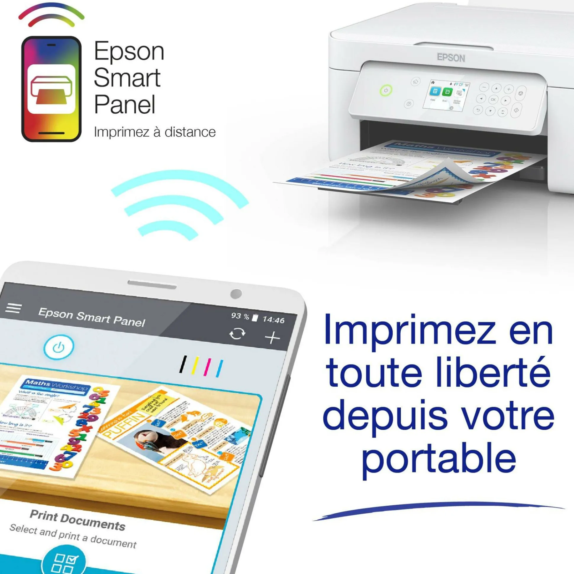 Imprimante multifonction Jet d’Encre A4 Expression XP-4205 et 6 mois d’encre offerts* avec l’abonnement ReadyPrint Flex