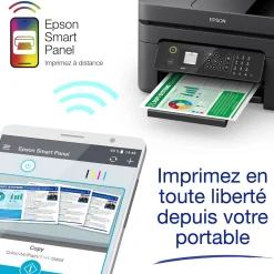 Imprimante multifonction Jet d’Encre A4 WorkForce WF-2930DWF et 6 mois d’encre offerts* avec l’abonnement ReadyPrint