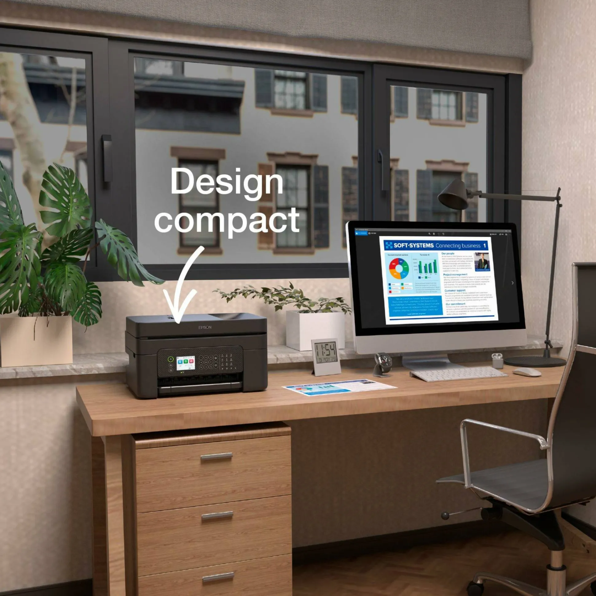 Imprimante multifonction Jet d’Encre A4 WorkForce WF-2950DWF et 6 mois d’encre offerts* avec l’abonnement ReadyPrint