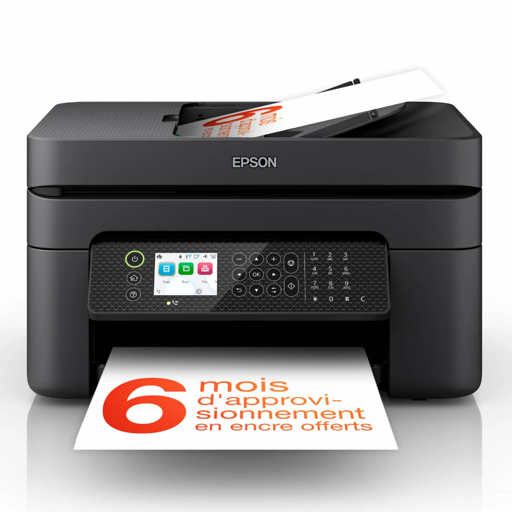 Imprimante multifonction Jet d’Encre A4 WorkForce WF-2950DWF et 6 mois d’encre offerts* avec l’abonnement ReadyPrint