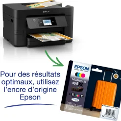 Imprimante multifonction Jet d’Encre A4 WorkForce Pro WF-3820DWF et 6 mois d’encre offerts* avec l’abonnement ReadyPrint