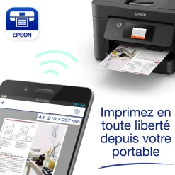 Imprimante multifonction Jet d’Encre A4 WorkForce Pro WF-3820DWF et 6 mois d’encre offerts* avec l’abonnement ReadyPrint