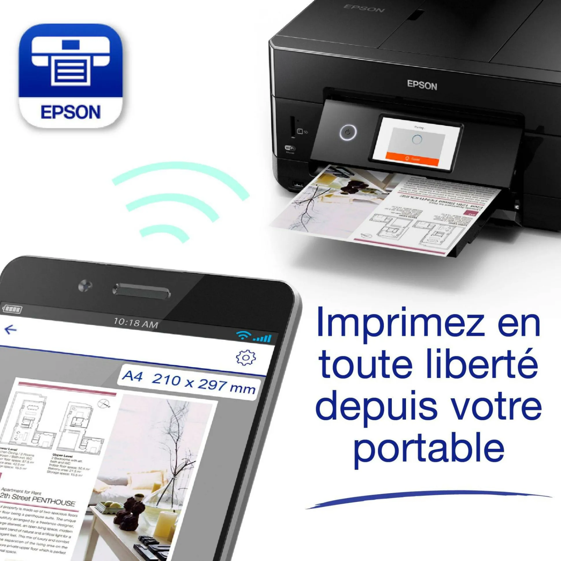 Imprimante multifonction Jet d’Encre A4 Expression Premium XP‑7100