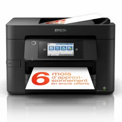 Imprimante multifonction Jet d’Encre A4 WorkForce Pro WF-4825DWF et 6 mois d’encre offerts* avec l’abonnement ReadyPrint