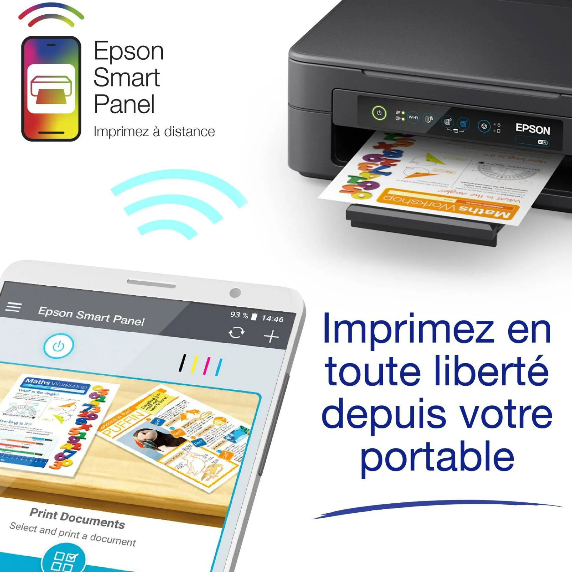 Imprimante multifonction Jet d’Encre A4 Expression XP-2205 et 6 mois d’encre offerts* avec l’abonnement ReadyPrint Flex