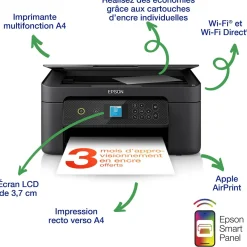 Imprimante multifonction Jet d’Encre A4 Expression XP-3200 et 6 mois d’encre offerts* avec l’abonnement ReadyPrint Flex