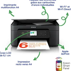 Imprimante multifonction Jet d’Encre A4 Expression XP-4200 et 6 mois d’encre offerts* avec l’abonnement ReadyPrint Flex
