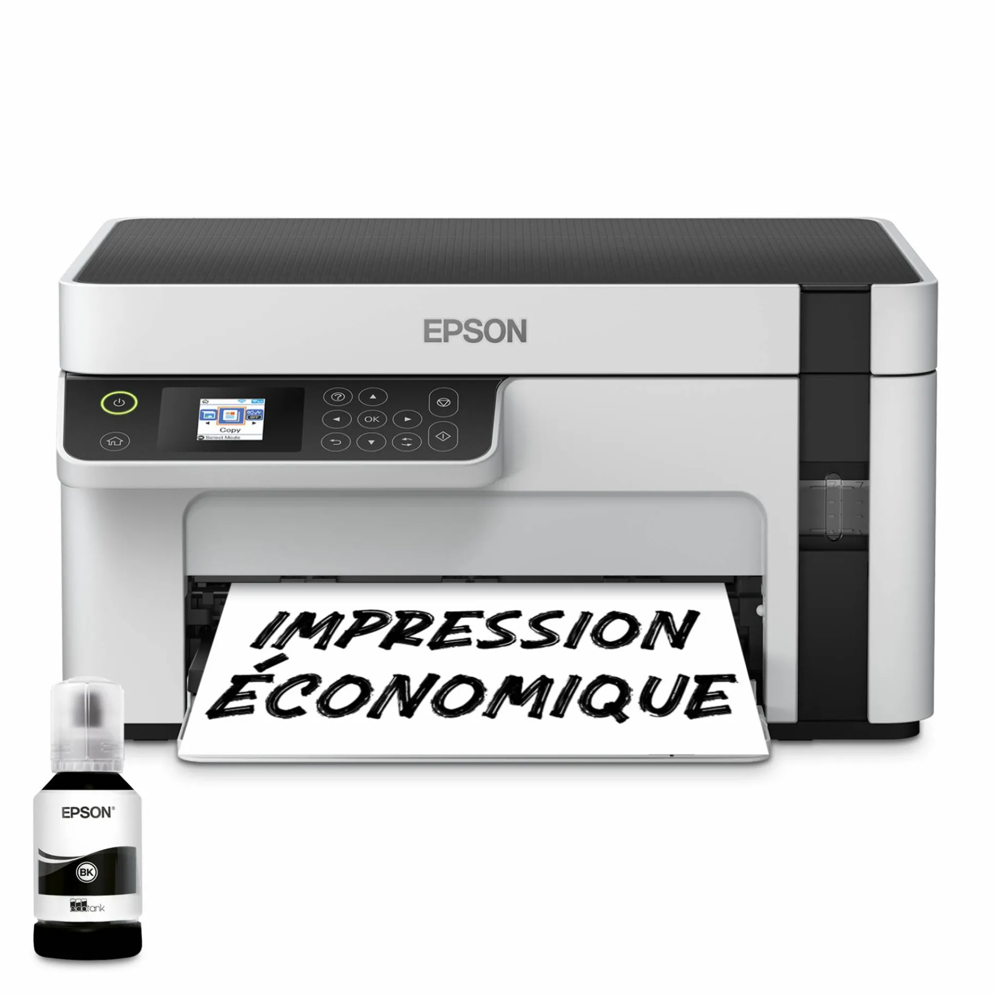 Imprimante multifonction monochrome A4 EcoTank ET-M2120 avec réservoir d’encre et Wi-Fi