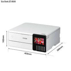 Imprimante photo A4 EcoTank ET-8500 avec réservoir d’encre et Wi-Fi