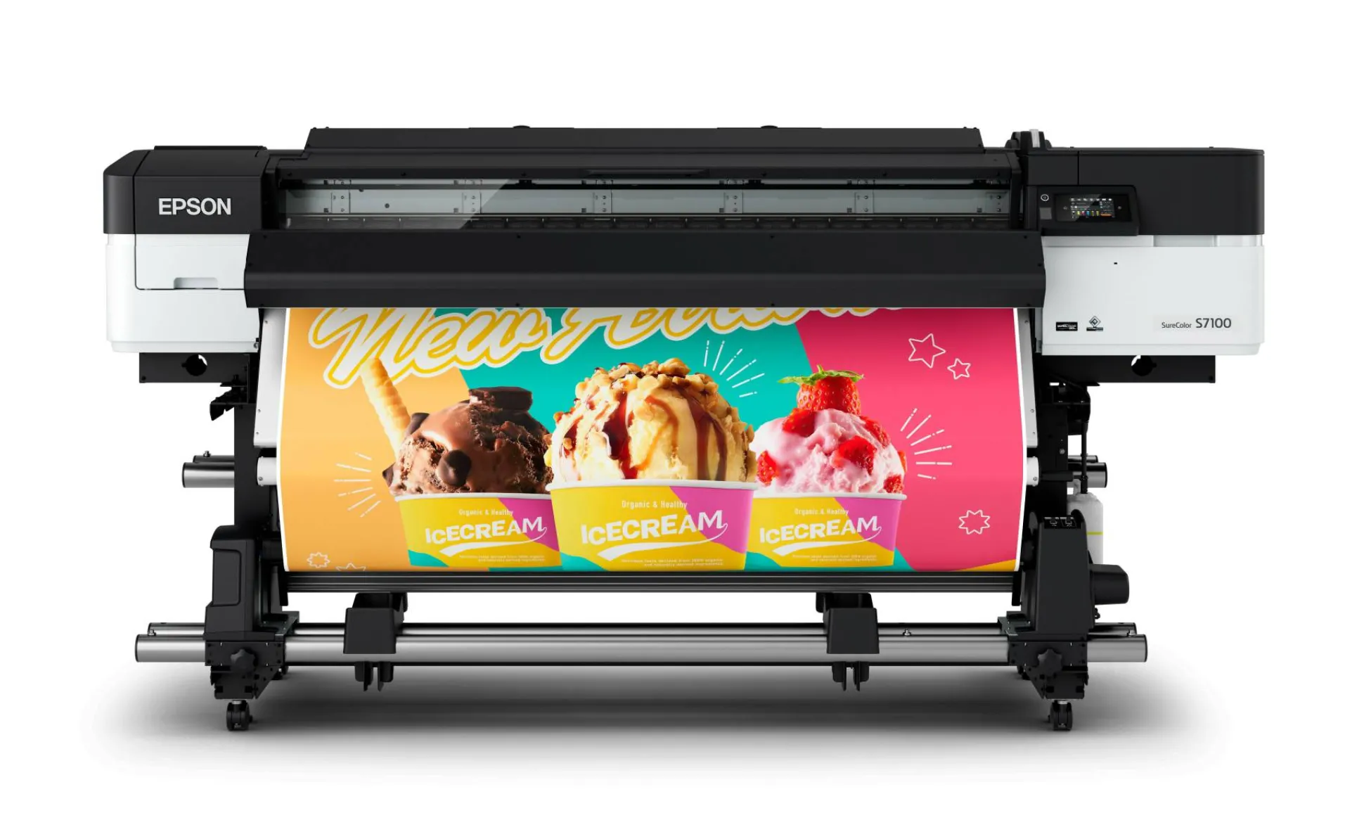 Imprimante SureColor S7100 64 pouces à encre à base d’éco-solvant avec technologie PrecisionCore de pointe