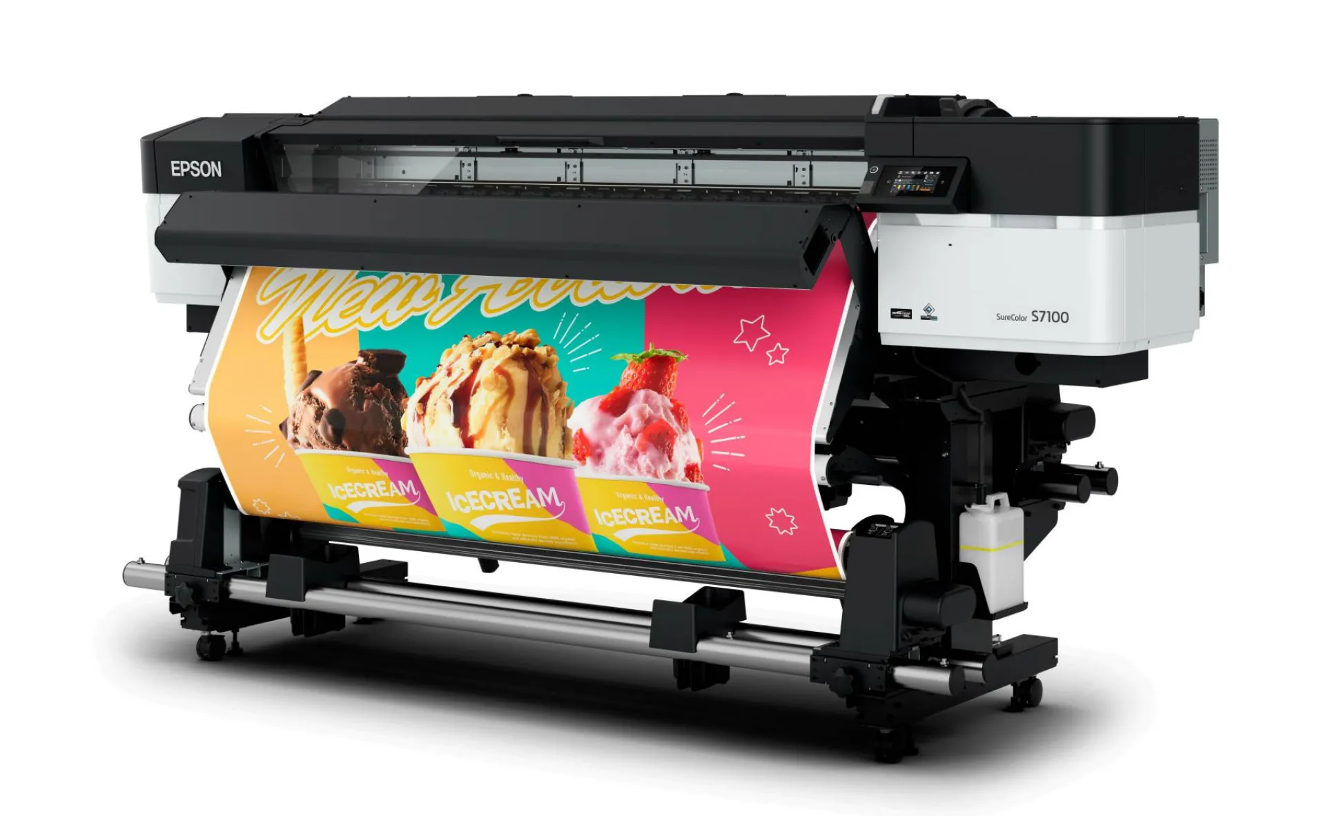 Imprimante SureColor S7100 64 pouces à encre à base d’éco-solvant avec technologie PrecisionCore de pointe