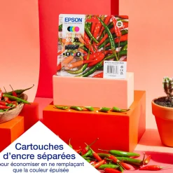 Imprimantte multifonction Jet d’Encre A4 WorkForce WF-2960DWF et 6 mois d’encre offerts* avec l’abonnement ReadyPrint