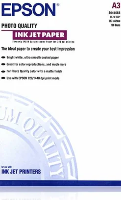 Photo Quality Ink Jet Paper, DIN A3+, 102g/m2, 100 Sheets
