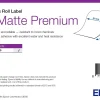 PP Matte Label Premium, Continuous Roll, 51mm x 29m