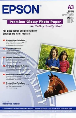 Premium Glossy Photo Paper, DIN A3, 255g/m2, 20 Sheets