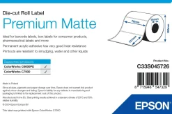 Premium Matte Label - Die-cut Roll: 76mm x 127mm, 960 labels