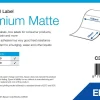 Premium Matte Label - Die-cut Roll: 102mm x 76mm, 440 labels
