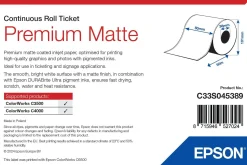 Premium Matte Ticket - Roll: 80mm x 50m