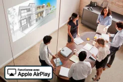 Projecteur à lampe Full HD EB-FH18, Apple AirPlay 2, Wi-Fi, 2 ports HDMI, 4 100 lumens, grande taille d’image jusqu’à 304 pouces (7,72 m)